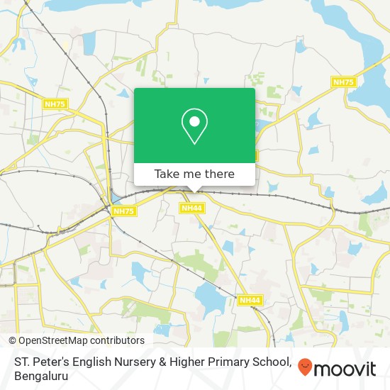 ST. Peter's English Nursery & Higher Primary School map