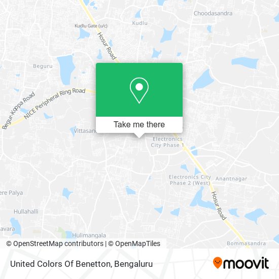 United Colors Of Benetton map