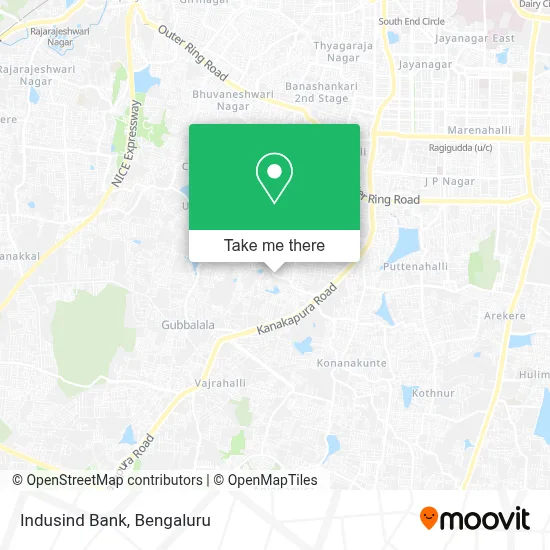 Indusind Bank map
