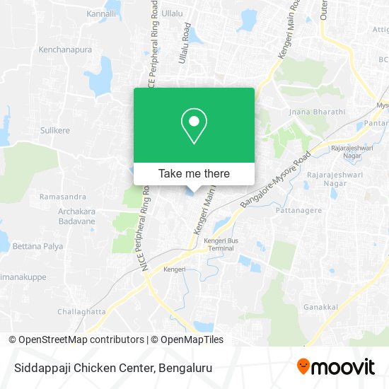 Siddappaji Chicken Center map