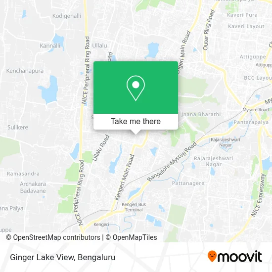 Ginger Lake View map