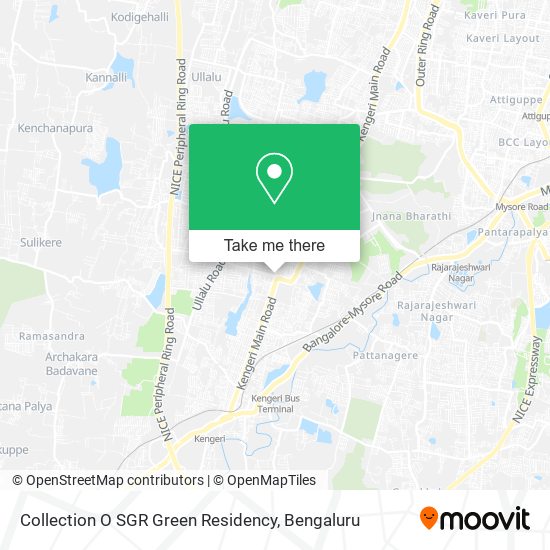 Collection O SGR Green Residency map