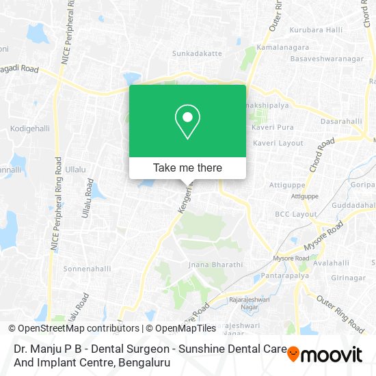 Dr. Manju P B - Dental Surgeon - Sunshine Dental Care And Implant Centre map