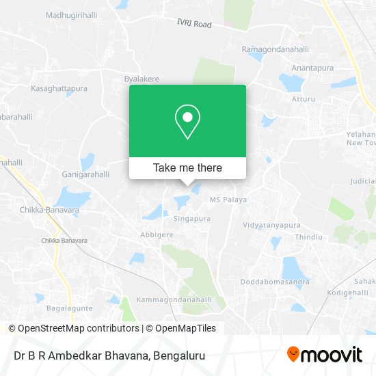 Dr B R Ambedkar Bhavana map