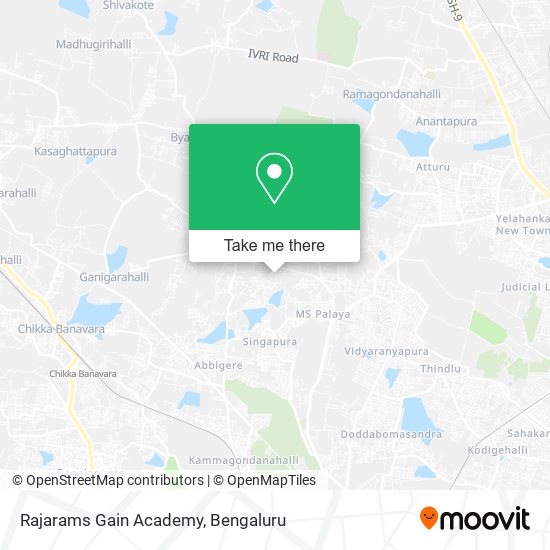 Rajarams Gain Academy map