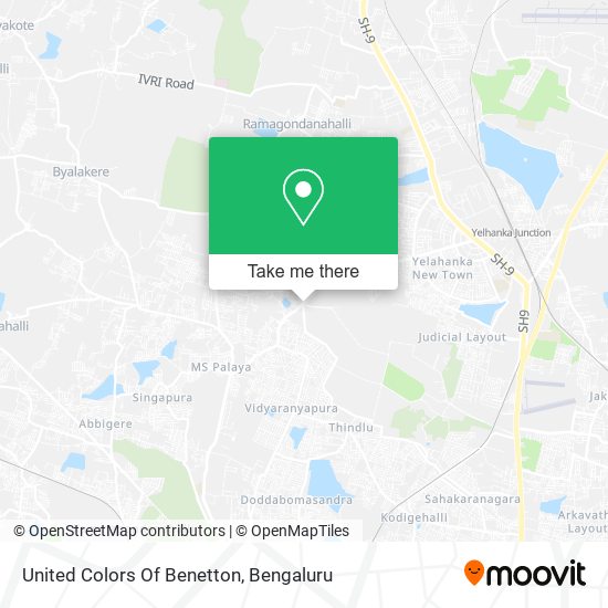 United Colors Of Benetton map
