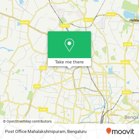 Post Office Mahalakshmipuram map