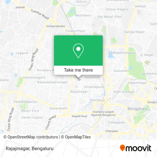 Rajajinagar map