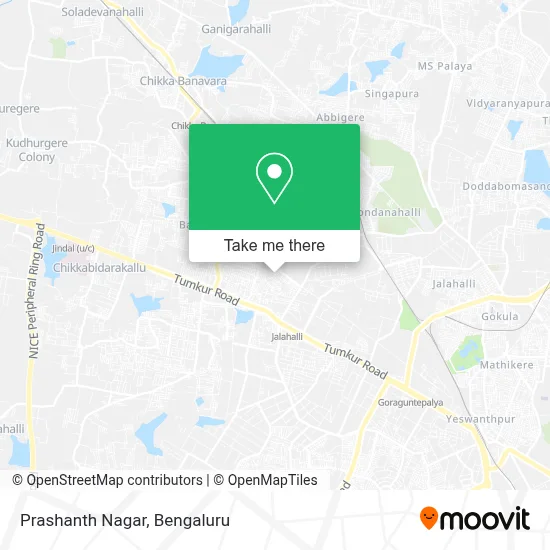 Prashanth Nagar map