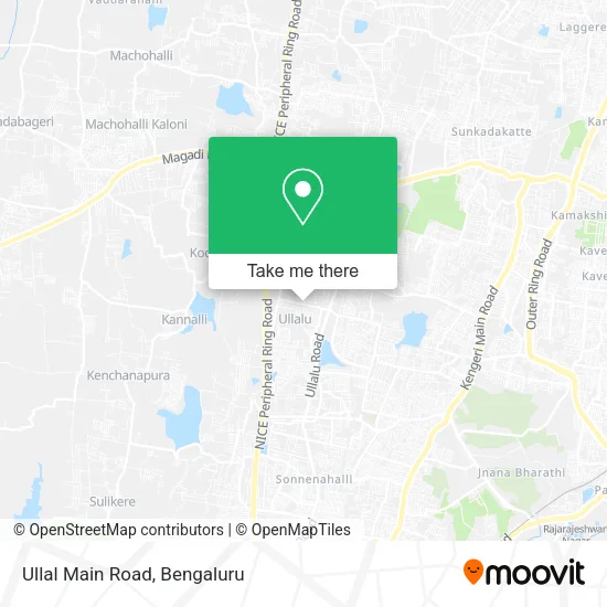 Ullal Main Road map