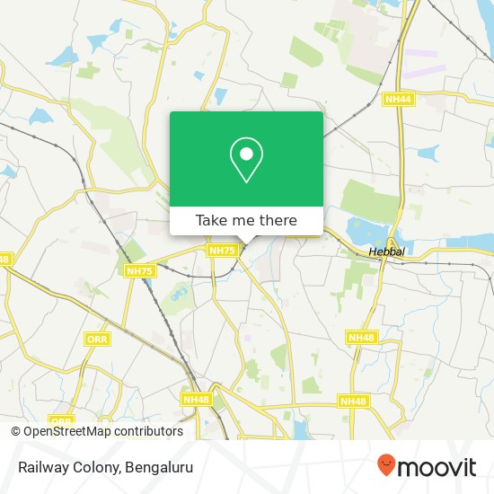 Railway Colony map