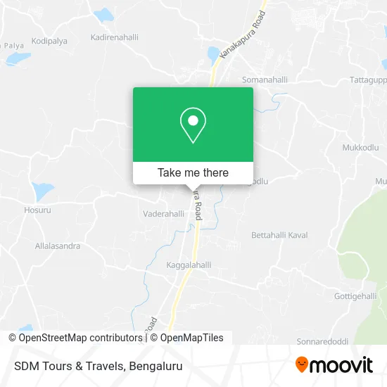 SDM Tours & Travels map