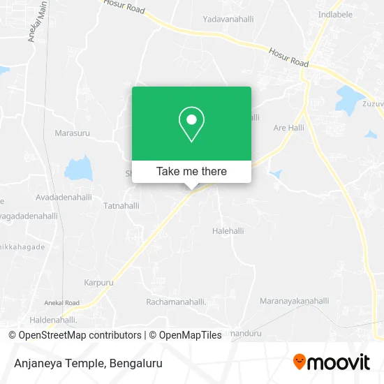 Anjaneya Temple map