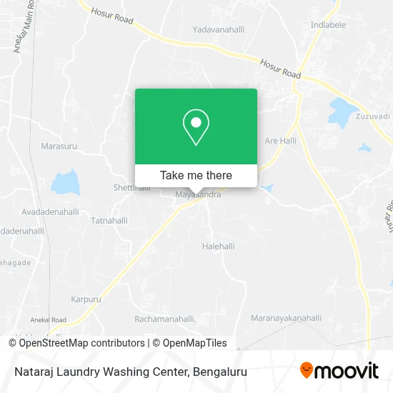 Nataraj Laundry Washing Center map