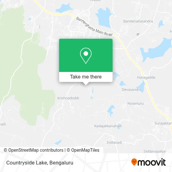 Countryside Lake map