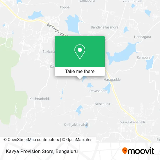 Kavya Provision Store map