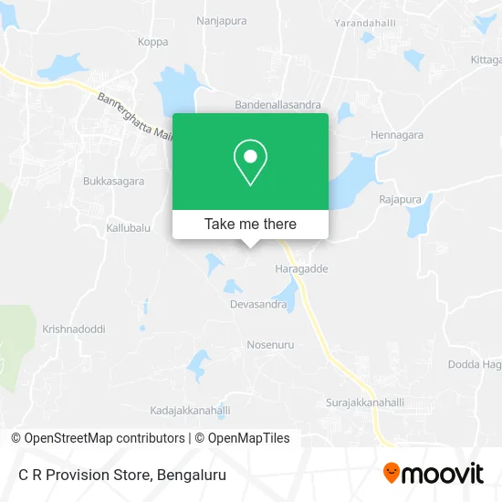 C R Provision Store map