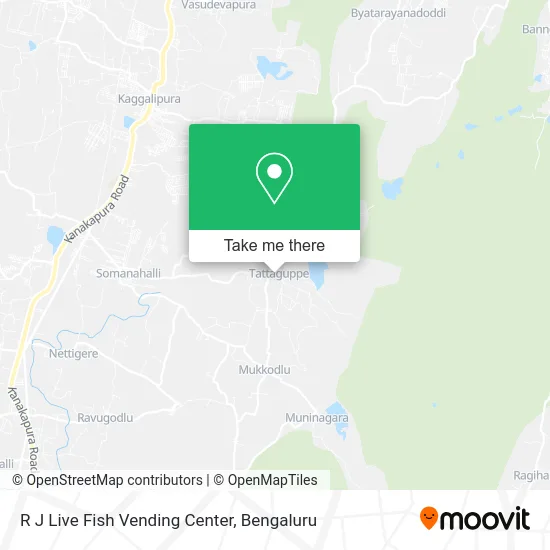 R J Live Fish Vending Center map