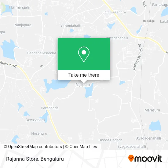 Rajanna Store map