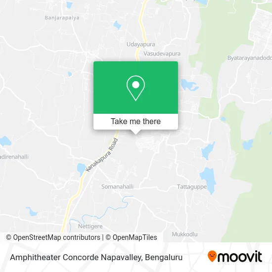 Amphitheater Concorde Napavalley map