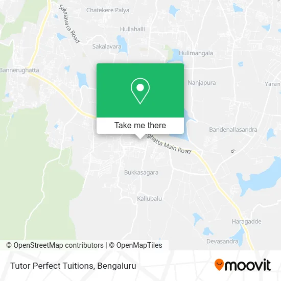 Tutor Perfect Tuitions map