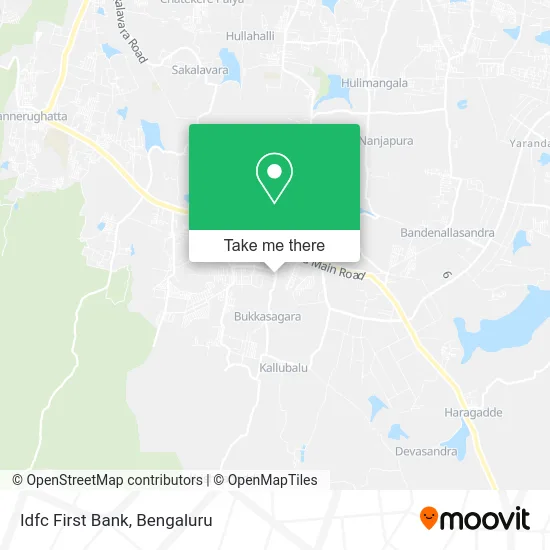 Idfc First Bank map