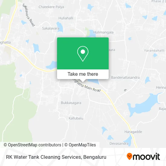 RK Water Tank Cleaning Services map