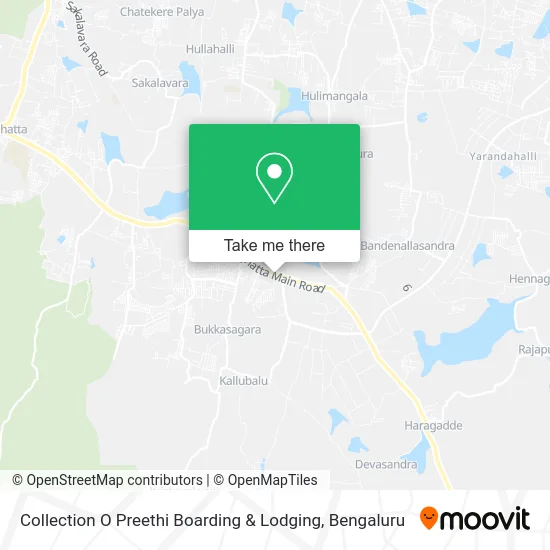 Collection O Preethi Boarding & Lodging map