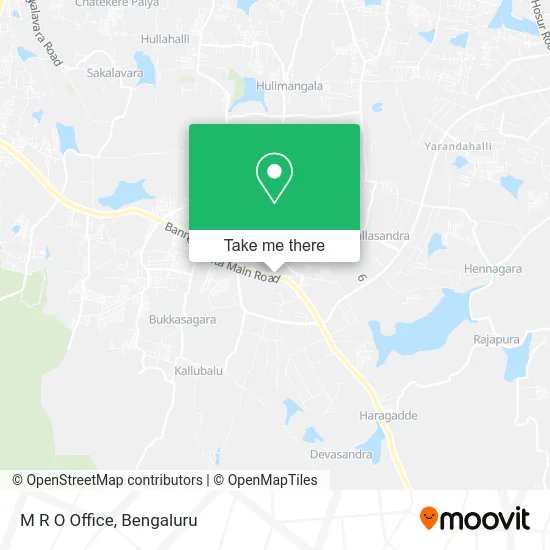 M R O Office map