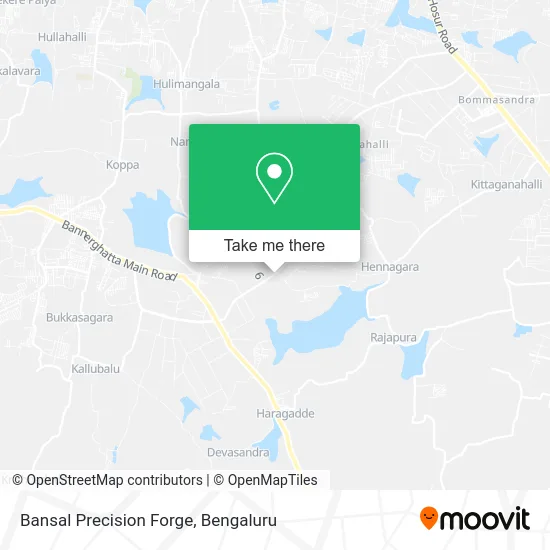 Bansal Precision Forge map