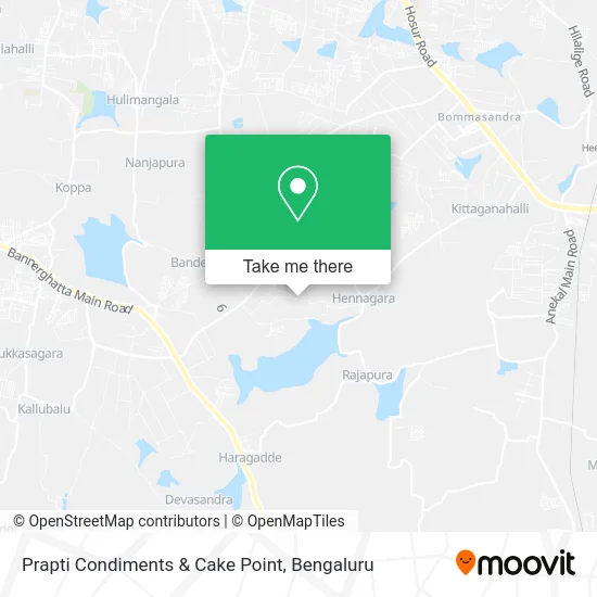 Prapti Condiments & Cake Point map