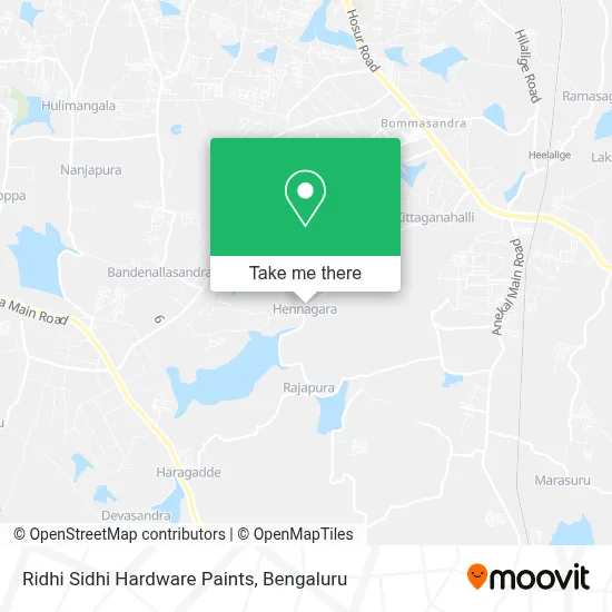 Ridhi Sidhi Hardware Paints map