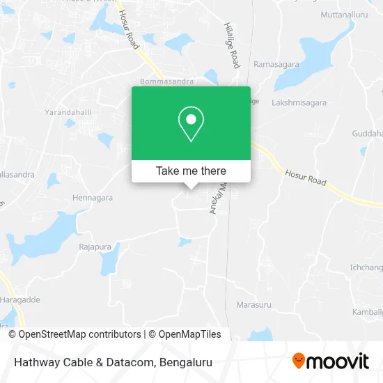 Hathway Cable & Datacom map