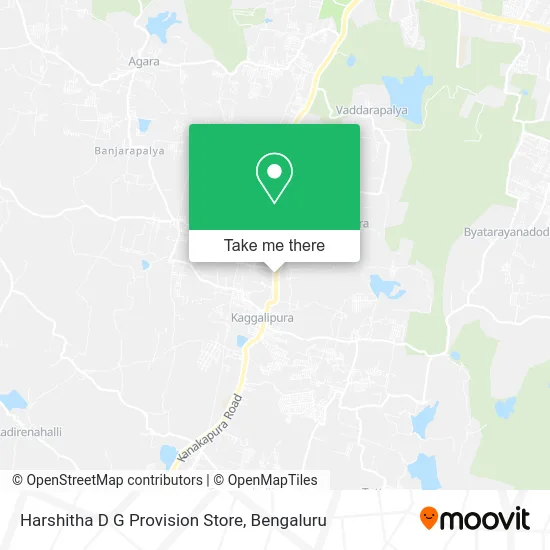 Harshitha D G Provision Store map