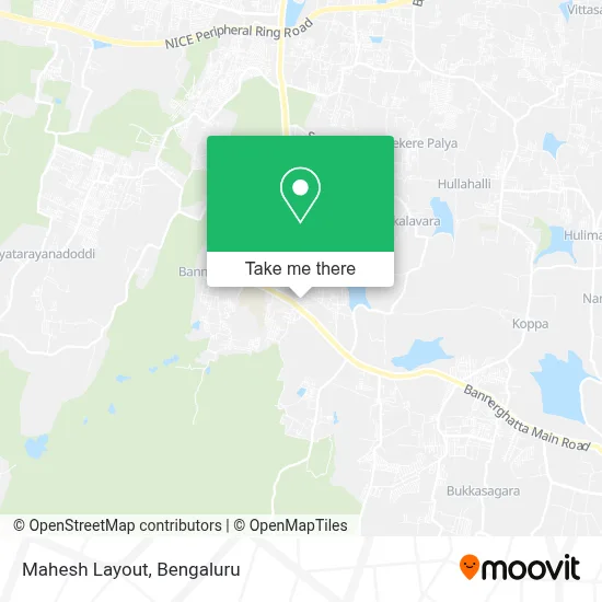 Mahesh Layout map