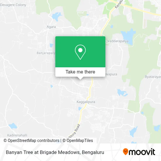 Banyan Tree at Brigade Meadows map