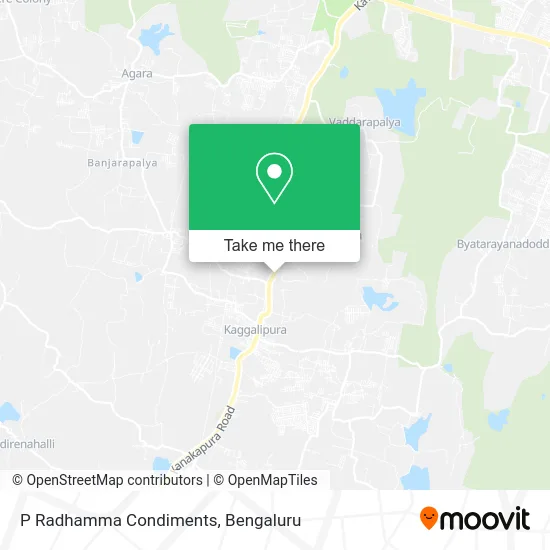 P Radhamma Condiments map