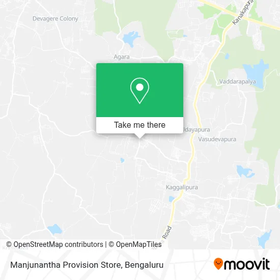 Manjunantha Provishon Store map