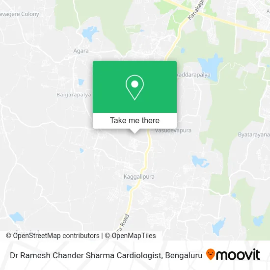 Dr Ramesh Chander Sharma Cardiologist map