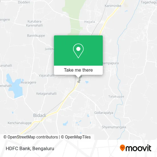 Hdfc Bank map