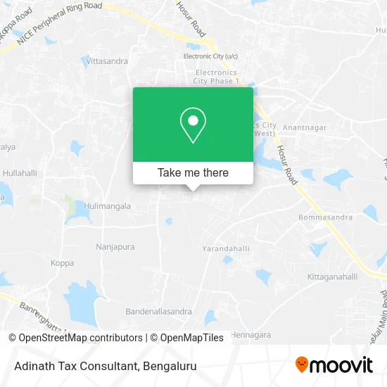 Adinath Tax Consultant map