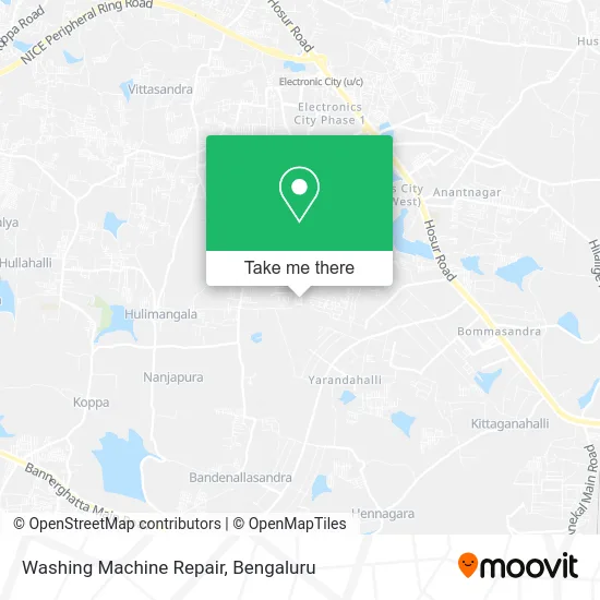 Washing Machine Repair map