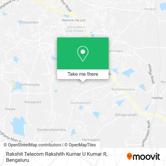 Rakshit Telecom Rakshith Kumar U Kumar R map