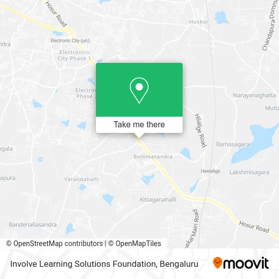 Involve Learning Solutions Foundation map