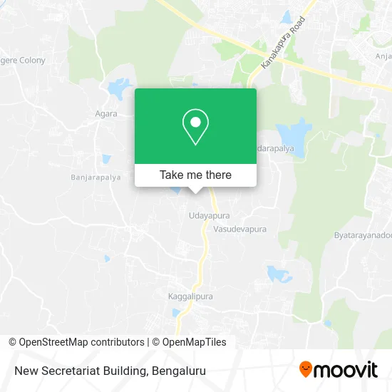 New Secretariat Building map