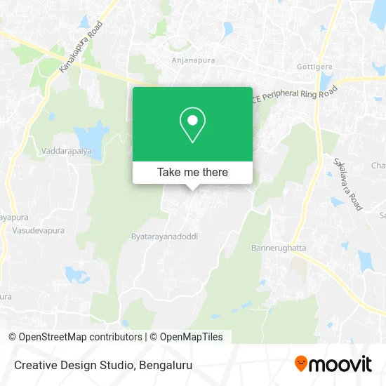 Creative Design Studio map