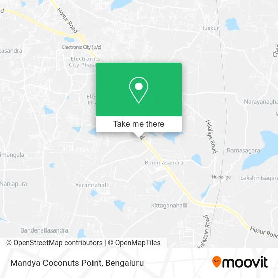 Mandya Coconuts Point map
