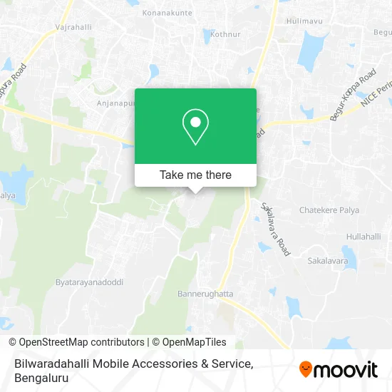 Bilwaradahalli Mobile Accessories & Service map
