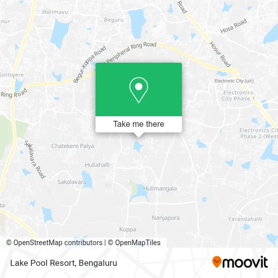 Lake Pool Resort map