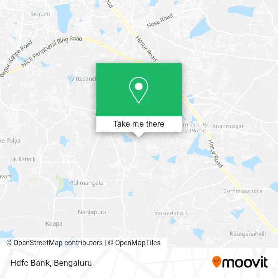 Hdfc Bank map